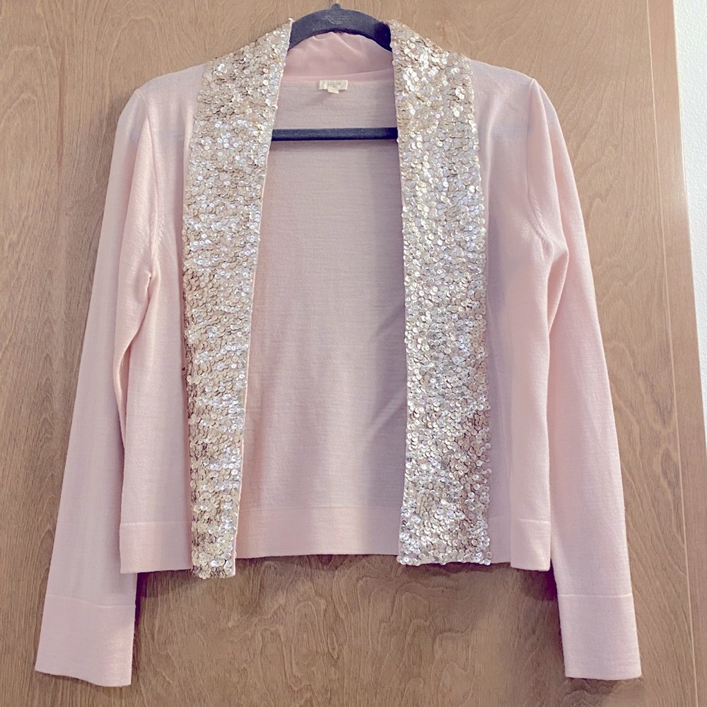 J Crew Sequin Sweater